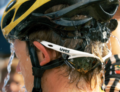 cycling in the heat