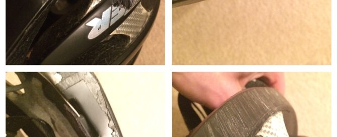 broken lazer helium bike helmet