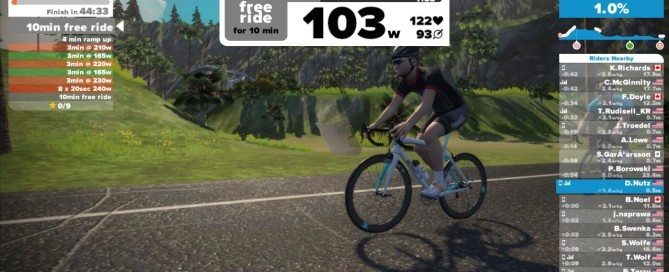 Training with Zwift