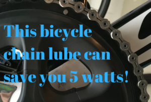 This bicycle chain lube can save you 5 watts!