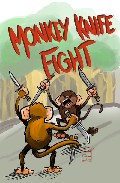 Motivation Monday: Monkey Knife Fight for Fun and Fitness Profit
